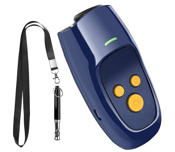 Ultrasonic D og Bark Dete rrent - Rechargeable Bark Co ntrol Device - Do g Ba rking Deterrent D evices - Do g Behavior Trai ning T ool Co ntrol Devices of 16.4 Ft Effective Control Range with Dog Whistles R5291 C