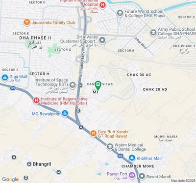 21 Marla Back Open Plot For Sale In Emaar Islamabad