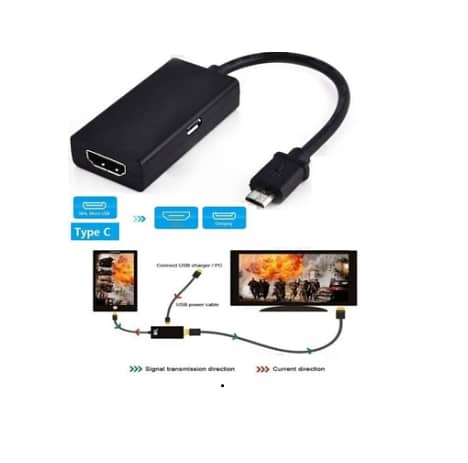 Micro USB 2.0 MHL to HDMI Cable 1080P for Android (Samsung/HTC/LG) - HDMI Converter Mini