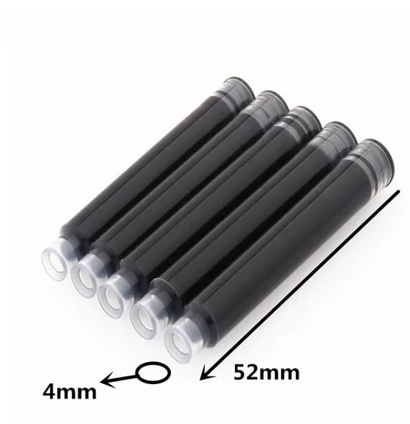 10 Pcs Black Fountain Pen Refills for School and Office – CR1163