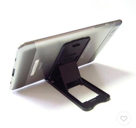 Portable Black Tablet Stand for Mobile Use