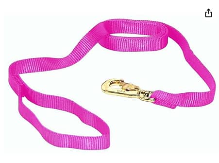 Hamilton Sheep Lead with Hand Loop, 3 by 4-Inch, Hot Pink C R4803