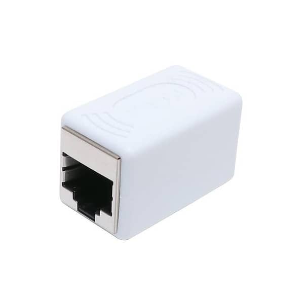 Miyoshi ZCAR-877 MCO LAN Relay Adapter Connector Extension for Cat7/6a/6/5e (RJ45, 10 Gigabit) - RoHS 2.0 STP/UTP, A402