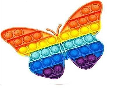Chigy Woohs Pop It Fidget Toy Set for Kids and Adults – Dragon & Butterfly 2-Pack
