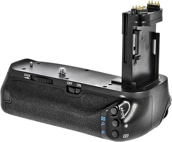 Minadax Battery Grip for Canon EOS 7D Mark II (2x LP-E6) – UK Import, Bg-Canon E16 Compatible