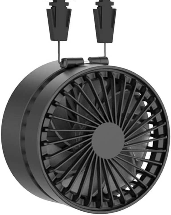 Mini USB Desk Fan with 3 Settings and 180° Rotation – Black, UK Import