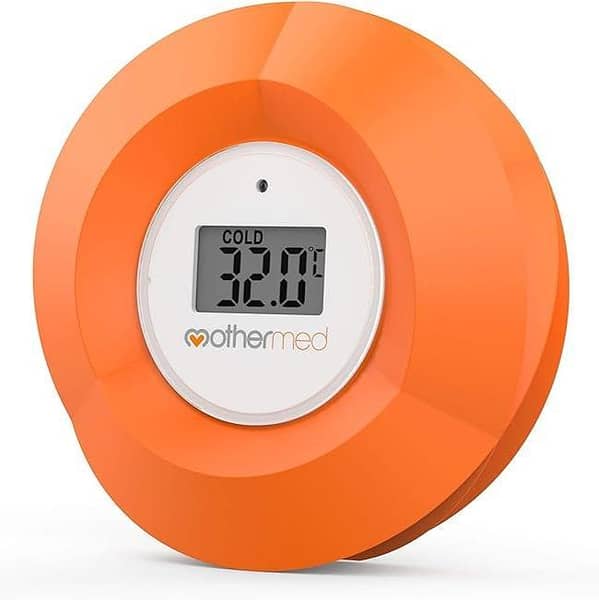 MotherMed Baby Bath Thermometer and Floating Toy – Red Flower (UK Import) C A1040