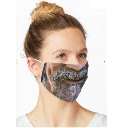 Beard Drawing Face Mask (Cosplay) by Beard drawing face mask