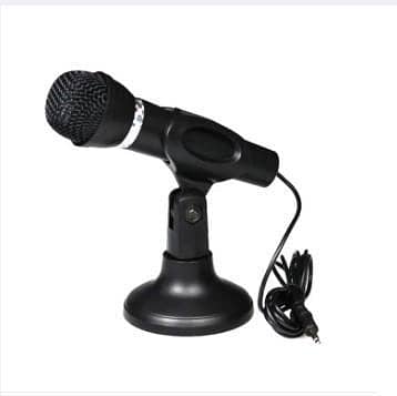 KTV Damai 3.5 Desktop Condenser Microphone for Computer and K Song Recording