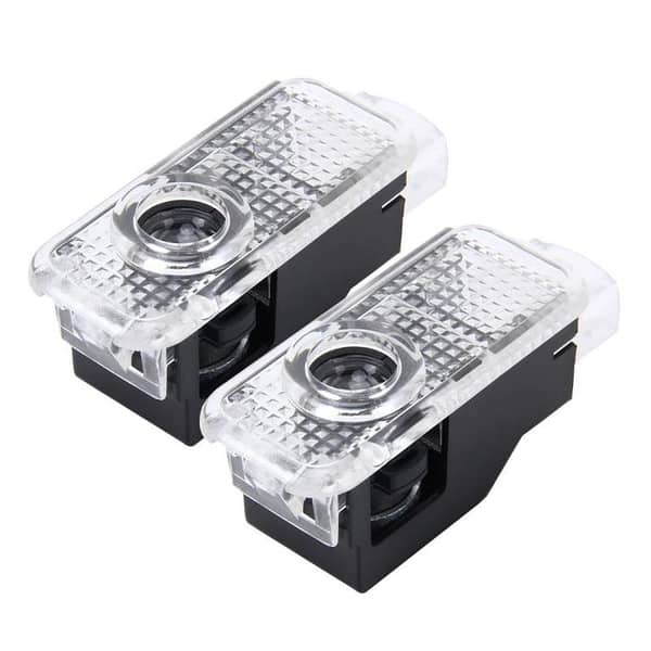 2 PCS LED Car Door Welcome Logo Light for Audi (UK Import) with 3D Shadow