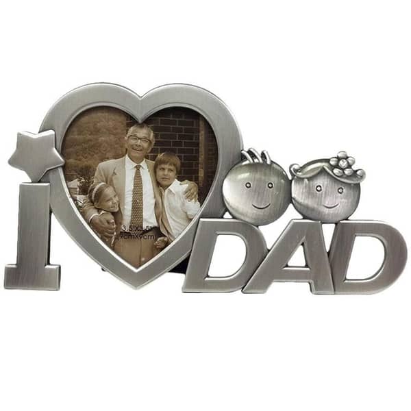 JUSTDOLIFE Creative Heart Shape Photo Frame – Picture Display, UK Import, Father’s Day Souvenir