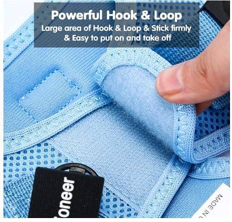 HAPPY HACHI Reflective Mesh Harness Jacket for Cats and Dogs (Size S, Blue)