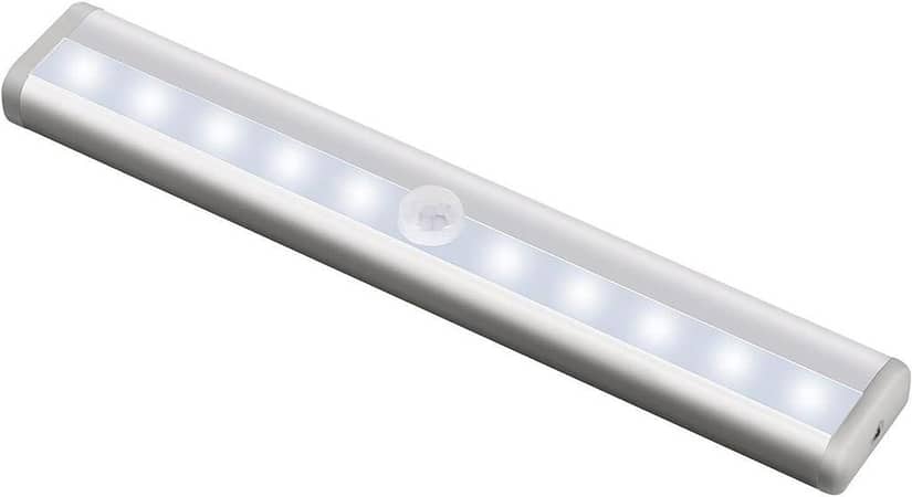 LED Infrared Induction Closet Light Motion Activated, Homelife 10-LED Battery-Powered Night Light
