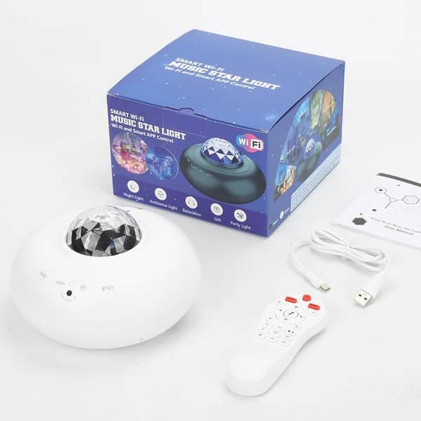 Universe Ocean Wave Star Pattern LED Light Projector – Sky Laser for Room Ambience