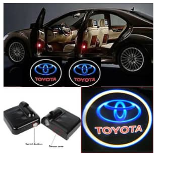 2 Pcs Wireless Car Door LED Courtesy Projector Lights for Hyundai Cars C R4933
