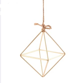 Metal Plant Stand Modern Geometric Glass Terrarium Plant Holder with Iron Stand for Home Office Decor Buyers' Favorite Rot-resistant Air Plant Display Rack R5375 C3