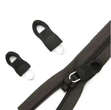 Zipper Slider Replacement Zipper Puller Tag Fixer Repair Kit Zipper for Sewing Clothes Travel Bag Suitcase Clothes Tent C R5214 Backpack 2 PCS