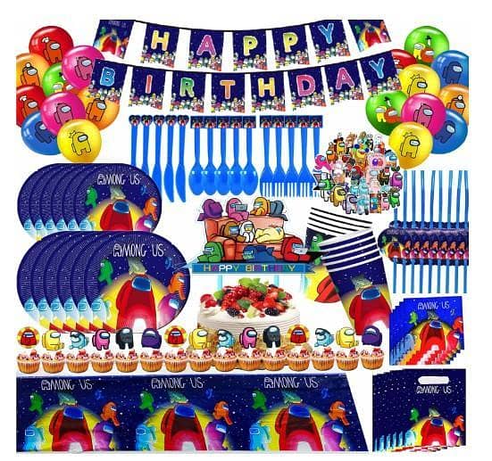 Among Us Party Decorations and Supplies Kit for Kids and Adults (R4257)