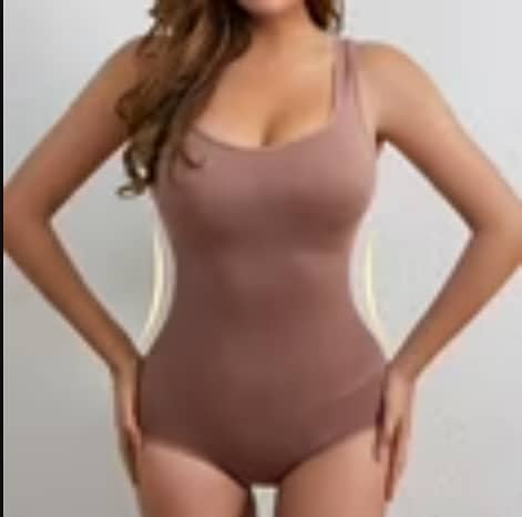 fartey Ladies Seamless One-Piece Buckle Body Shaper Abdominal Lifter Hip Shaper Underwear Corset