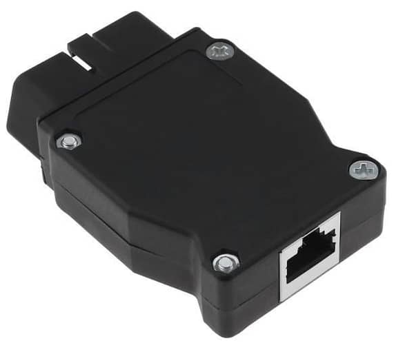 OBD Plug Adapter for BMW ENET/F Series: 1/3/5/7 Series, Compatible with FORIES and Esys 3. x Data Cables (R2563)
