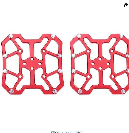 FUWE Pedal Platform Adapters, Selflocking Clipless Pedal Adapter, Stable Nonslip Nail for SPD Mountain Bike System   C C428
