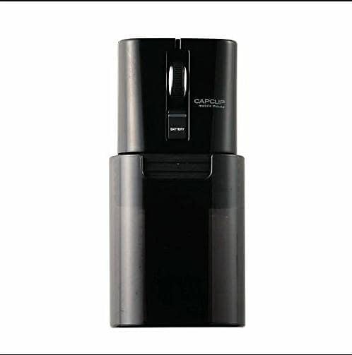 Elecom M-FCC2BRSBK CAPCLIP Mouse Bluetooth, iOS Compatible, 3-Button, Small, Japan (CR1768)