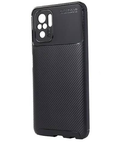 Epico Carbon Case for Xiaomi Redmi Note 10S — Black (UK Import)