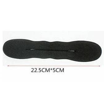 1pc Sponge Chuck Hair Iron Foam Donut Styling Bun Curler Ring Twist Tool