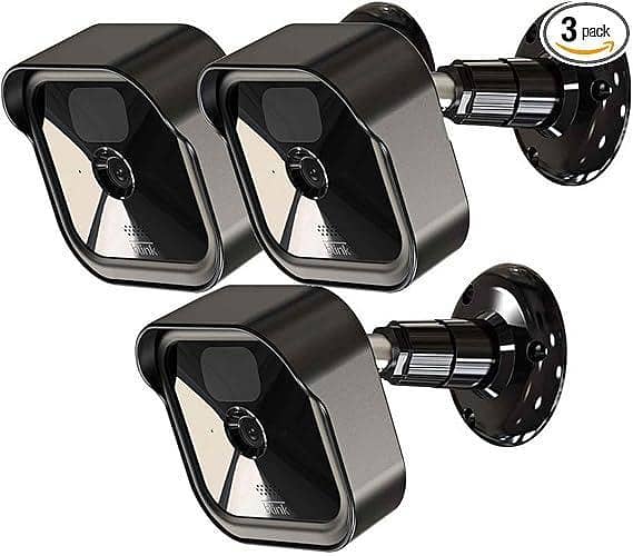 All-New Blink Outdoor (3rd Gen) Camera Mounts, Weatherproof Protective Cover, and 360° Adjustable Mounts (3 Pack) for Blink Home Security