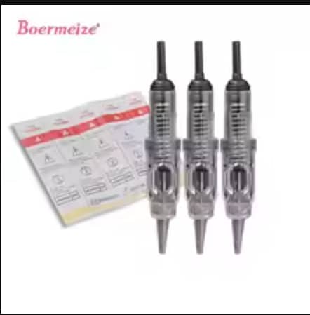 Boermeize 10-Piece Tattoo Needle Cartridges for Electric PMU Pen (1R/3R/5R/7R/9R) – Eyebrow and Lip