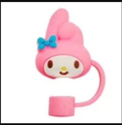 Straw Cover Cap kitty Cinnamoroll Straw Plug Kuromi GIFT C R4261