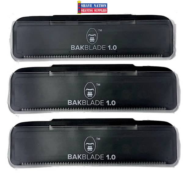 baKblade 1.0 Shaver Blades – 3 Pack (c c546)