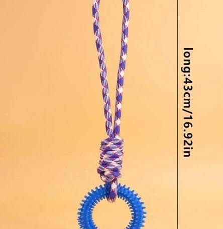 Dog Tug Toy: Teeth Cleaning Ring CR 3627
