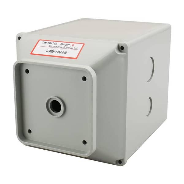 Baomain Master Switch Exterior Box LW28-125/3D for Universal Rotary Changeover Cam Switch LW28-125, 660V 125A