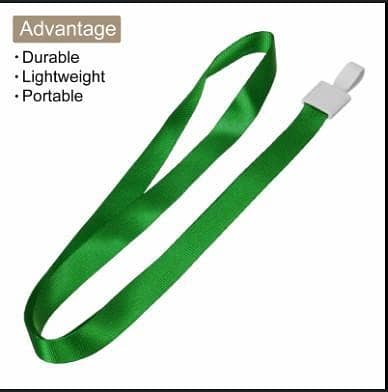 Uxcell Flat Neck Lanyards with Hook for ID Card Name Tag Badge Holders, Fuchsia, 5-Pack. .