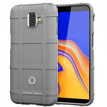 Samsung Galaxy J6 Plus TPU Armor Shockproof Protection Case - Grey (UK Import)