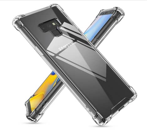 KIOMY Clear Case for Samsung Galaxy Note 9 5G – Airbag Corner Protection, Hybrid Hard PC Back with Flexible TPU Frame (A1431)