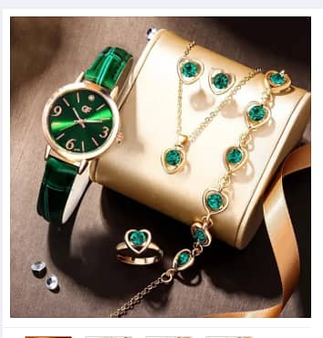 GAIETY GT4691: Fashionable 6-piece Butterfly Bracelet Set with Elegant Quartz Women’s Watch