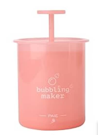 aninako Facial Cleansing Whisk, 150 ml foam cleanser tool for shower, bath, and travel