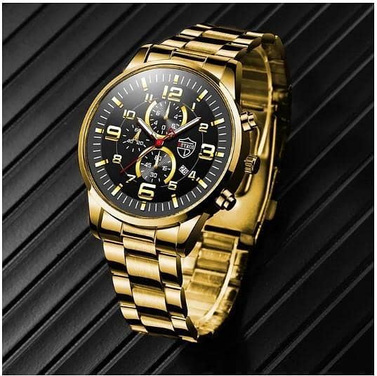 DEYROS Oxford Gold Watch C R3797