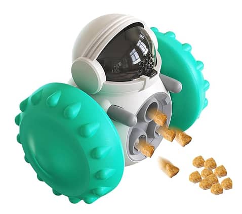Slow Leak Feeder Toy for Dogs and Cats | Puppy IQ Training Chew Toy, Teething Dog Accessory 3 C R 3624