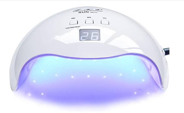 42W Fast LED UV Nail Dryer Lamp with Smart Auto-Sensing, 30/60/99s Timers, Dual-Wavelength (365nm+405nm) for All Gel Polishes