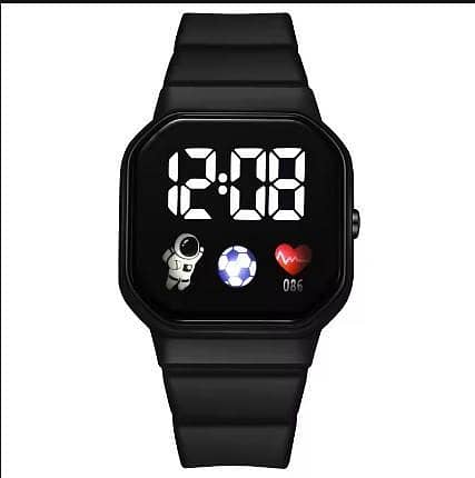 Ins Student Sport Digital Display Harajuku Style Astronaut LED Watches for Kids (Model C R3170)
