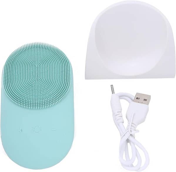 "Sonic Vibration Electric Face Cleansing Brush: Silicone Design for Effective Pore Cleaning" A R221 PORE