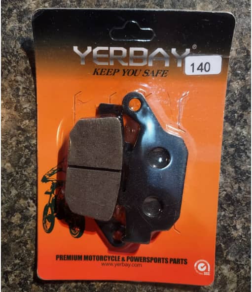 Yerbay brake pad set, oem new A A588