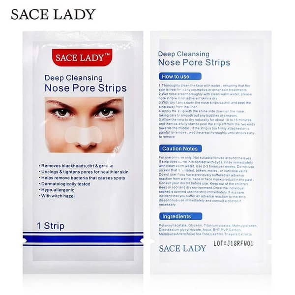 "2-Pack Cleansing Pore Strips for Blackhead Removal – Instant Pore Unclogging, Oil-Free & Non-Comedogenic"
