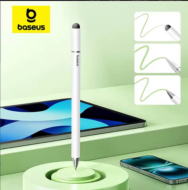Universal Stylus Baseus Smooth Writing III 3-in-1 Passive Stylus Magnetic Version (P80080801211-00) White B R3115