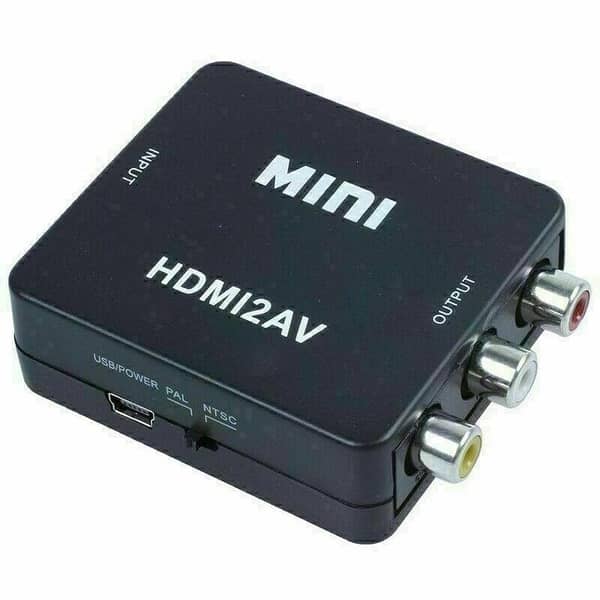 Mini 1080P HDMI Composite To RCA Audio Video AV CVBS Converter Adapter For HDTV A R1355 CONNVERT
