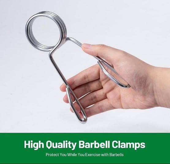 Slim Panda Olympic Barbell Spring Collars 2 inch, Exercise Collars Barbell Clip Clamps for Olympic Weight Bar 50mm Gym Fitness Training Weight-Lifting-1PCS  C R2469