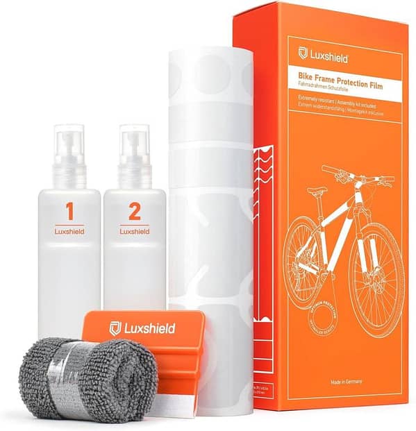 "21-Piece Bicycle Paint Protection Foil: Transparent Adhesive Anti-Rock Frame Set for Mountain, BMX, Road, and Trekking Bikes" C R266 BICYCCLE